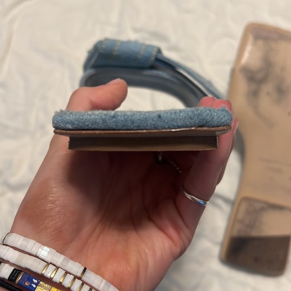 Acne Studios Musubi bow denim slides size 37 - Picture 5 of 6